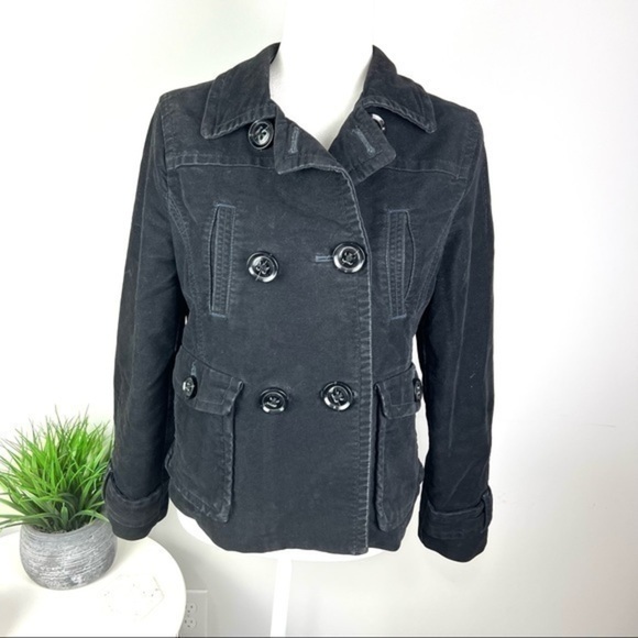 American Eagle womens black double breasted winter jacket - Picture 1 of 11